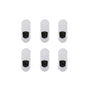 6X Medium Cushion No Show Socks - WHITE
