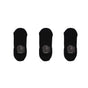 3X Small Cushion No Show Socks - BLACK
