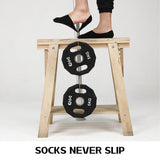 3X Small Cushion No Show Socks - BLACK - Low Angle