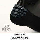3X Small Cushion No Show Socks - BLACK