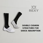 3X Small Cushion No Show Socks - WHITE