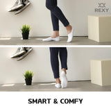 3X Small Cushion No Show Socks - WHITE