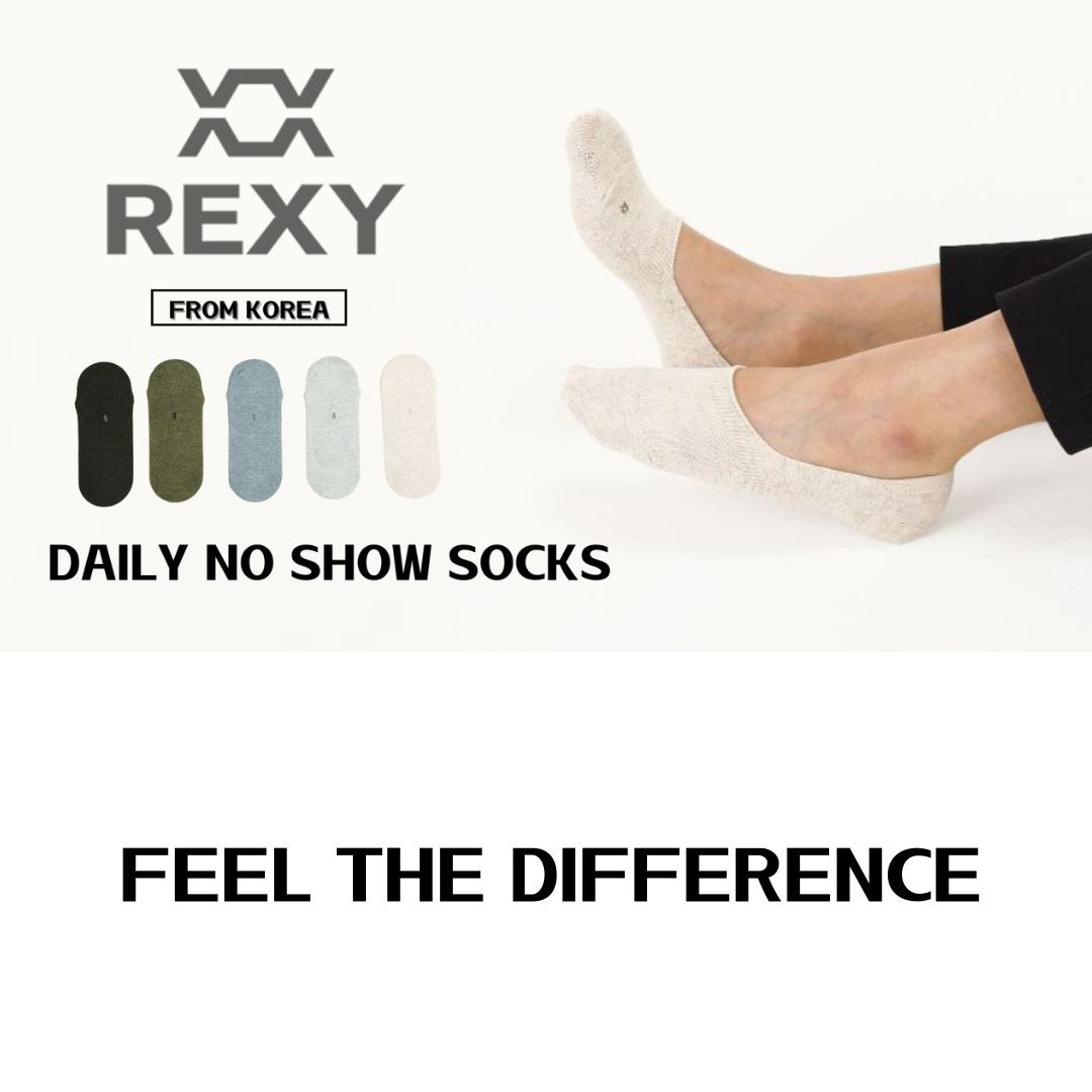 5X Small Daily No Show Socks - MULTI COLOUR