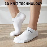 12X Medium Seamless Sport Socks - WHITE