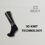 4X Medium Seamless Sport Socks - MULTI COLOUR