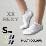 8X Small Seamless Sport Socks - MULTI COLOUR