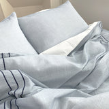 Flua Snow Comforter Set Double - WHITE