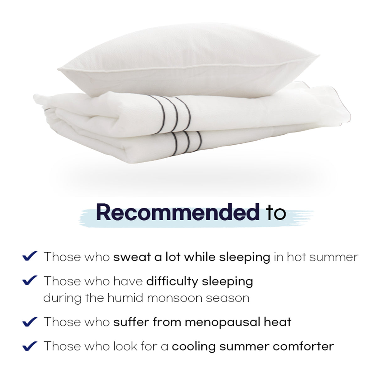 Flua Snow Comforter Set Queen - BLUE