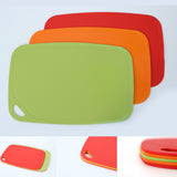 TPU Chopping Cutting Board - GREEN - 45-Degree Angle