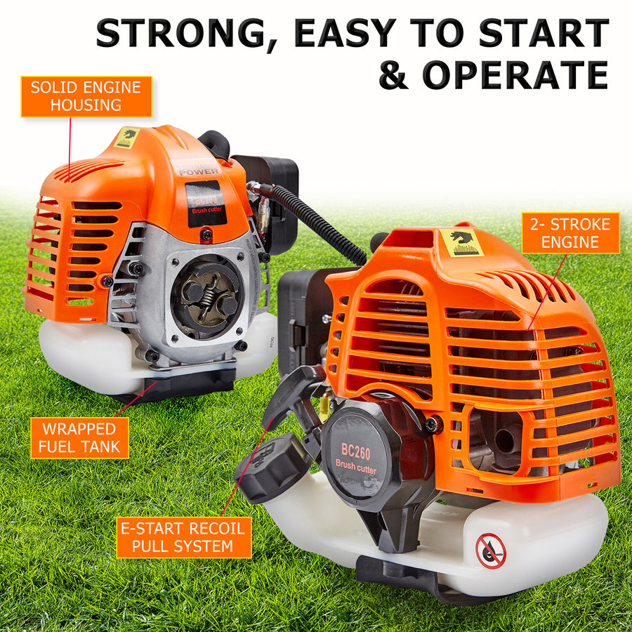 26cc Brush Cutter Whipper Snipper + 4 Blades