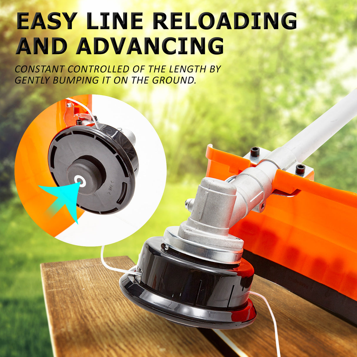43cc Brush Cutter Whipper Snipper + 4 Blades