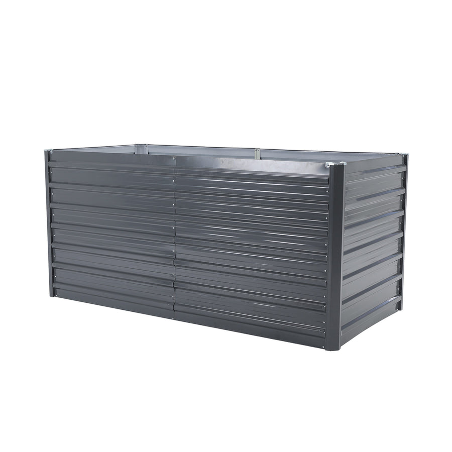 Raised Garden Bed 2 in 1 Rectangular 320 x 80 x 77cm - GREY