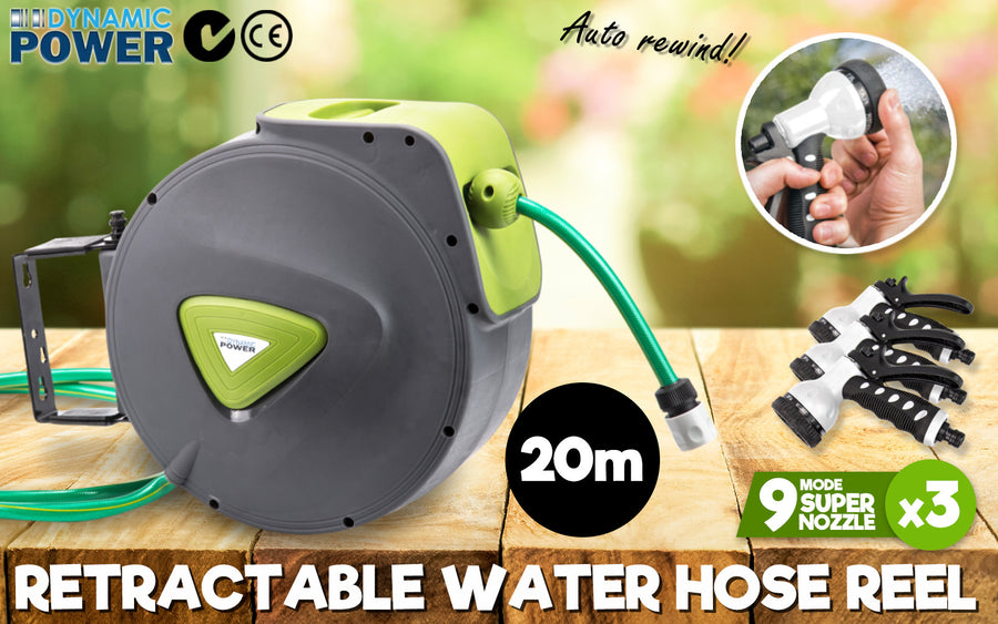 20M Garden Water Hose Reel