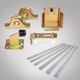 LockMaster Roller Guide Gate Opener Track Stopper Sliding Hardware Accessories Kit