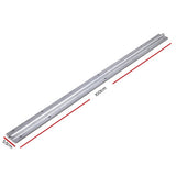 LockMaster Roller Guide Gate Opener Track Stopper Sliding Hardware Accessories Kit - Front View