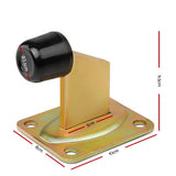 LockMaster Roller Guide Gate Opener Track Stopper Sliding Hardware Accessories Kit - Top-Down View