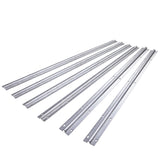 LockMaster Roller Guide Gate Opener Track Stopper Sliding Hardware Accessories Kit - Close-Up Angle