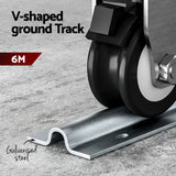Lockmaster Electric Sliding Gate Opener Ground Track 6M - Top-Down View