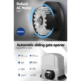 Electric Sliding Gate Opener 1200KG Keypad 4M - Top-Down View