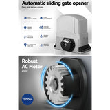 Automatic Sliding Gate Opener & Hardware Kit - Top-Down View