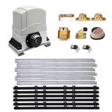 Automatic Sliding Gate Opener & Hardware Kit - Low Angle