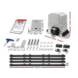 LockMaster Electric Sliding Gate Opener 1200KG With Hardware Kit 4M Rail - Front View