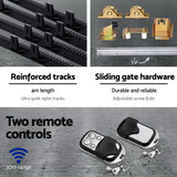 LockMaster Electric Sliding Gate Opener 1200KG With Hardware Kit 4M Rail - 45-Degree Angle