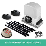 Infrared Photocell Swing Sliding Gate Door Sensor Open Security Beam - Rear View