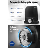 Automatic Sliding Gate Opener Kit Keypad 4M 1000KG - Top-Down View