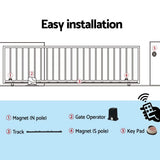 Automatic Sliding Gate Opener Kit Keypad 4M 1000KG - Close-Up Angle