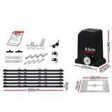 Automatic Sliding Gate Opener Kit 6M 1000KG - Front View