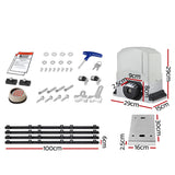 Automatic Sliding Gate Opener Kit Keypad 4M 1200KG - Front View