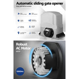 Automatic Sliding Gate Opener Kit Keypad 4M 1200KG - Top-Down View