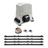 Automatic Sliding Gate Opener Kit Keypad 4M 1200KG - Low Angle