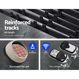 Automatic Sliding Gate Opener Kit Keypad 6M 1200KG - 45-Degree Angle