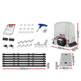 Auto Electric Sliding Gate Opener 1200KG 6M Rails - Front View