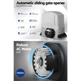 Auto Electric Sliding Gate Opener 1200KG 6M Rails - Top-Down View