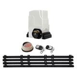Automatic Sliding Gate Opener Kit Keypad 4M 1800KG - Low Angle
