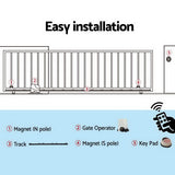LockMaster Automatic Sliding Gate Opener Kit Keypad 6M 1800KG