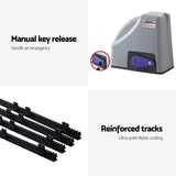 Lockmaster Automatic Sliding Gate Opener Kit 4M 800KG - Rear View