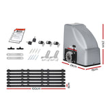 Lockmaster Automatic Sliding Gate Opener Kit Keypad 6M 800KG - Front View