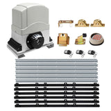 LockMaster Electric Sliding Gate Opener 800KG 6M Hardware Kit - Side View