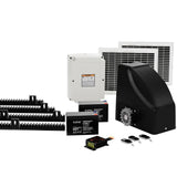 Lockmaster Automatic Sliding Gate Opener Kit 20W Solar Electric 4M 600KG - Close-Up Angle