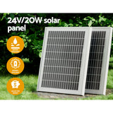 Lockmaster Automatic Sliding Gate Opener Kit 20W Solar Electric 4M 600KG - Side View