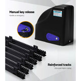 Lockmaster Automatic Sliding Gate Opener Kit 40W Full Solar Electric 6M 600KG - 45-Degree Angle
