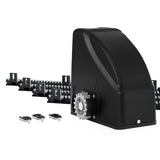Lockmaster Automatic Sliding Gate Opener Kit Electric 4M 600KG 3 Control Remotes - Close-Up Angle