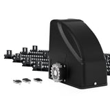 Lockmaster Automatic Sliding Gate Opener Kit Electric 6M 600KG 3 Control Remotes - Close-Up Angle