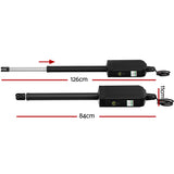 Lockmaster Single Swing Gate Opener 40W Full Solar Power Automatic 300KG 5M - Front View