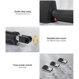 Lockmaster Single Swing Gate Opener 40W Full Solar Power Automatic 300KG 5M - Top-Down View