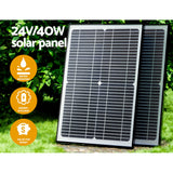 Lockmaster Single Swing Gate Opener 40W Full Solar Power Automatic 300KG 5M - 45-Degree Angle